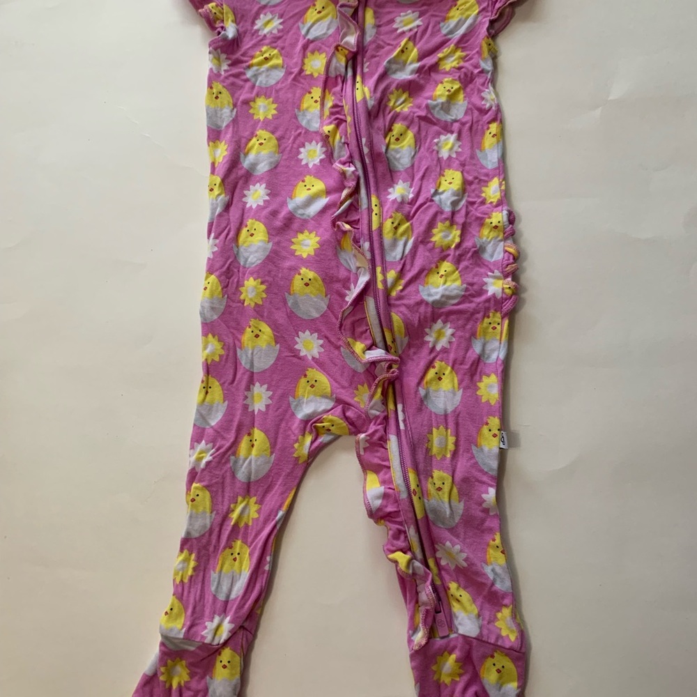 Little Bum Bums 9-12 Months Easter Pink Sleeper